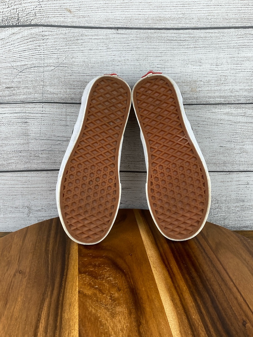 Vans Classic Slip On Rainbow Checkerboard Sneakers Women’s Shoe Size 6 - Picture 9 of 10